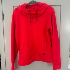 The North Face Women's Neon pink/orange Pullover Hoodie